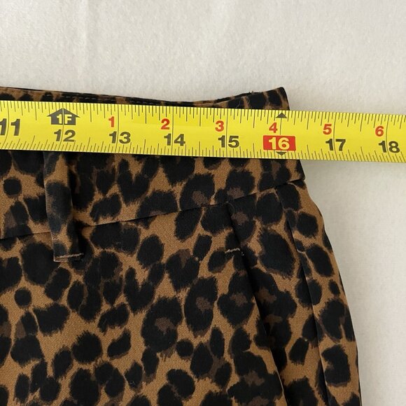 Old Navy Women's Harper High Rise Leopard Print Cropped Pants Sz 8 Regular NWOT - Picture 9 of 12